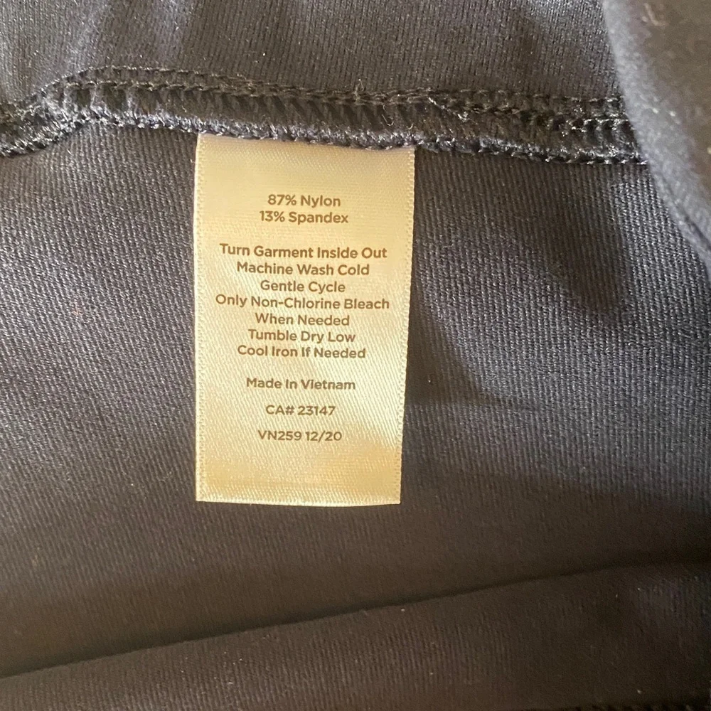 T by Talbots Women's Size Large Navy Legging with Side Pockets